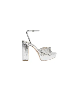 RIVKA LEATHER KNOT PLATFORM SANDAL