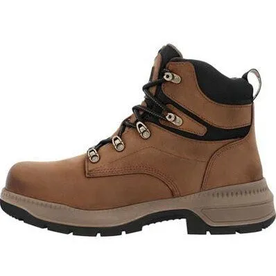 Rocky Men's Worksmart 6" Comp Toe WP Metguard Work Boot -Horse- RKK0481