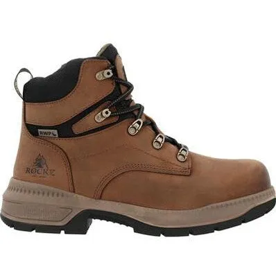 Rocky Men's Worksmart 6" Comp Toe WP Metguard Work Boot -Horse- RKK0481