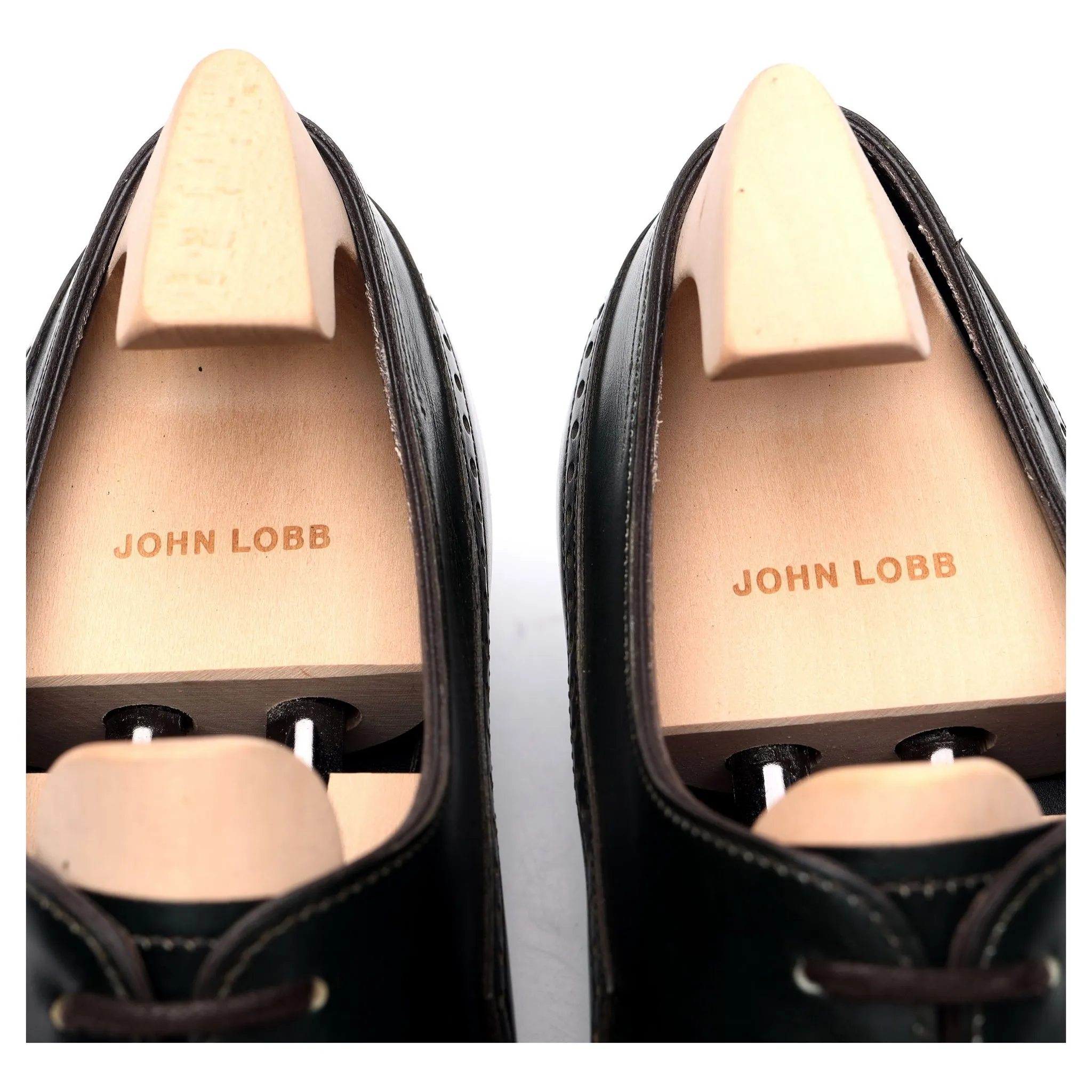 'Rothley' Dark Green Leather Oxford UK 8.5 E