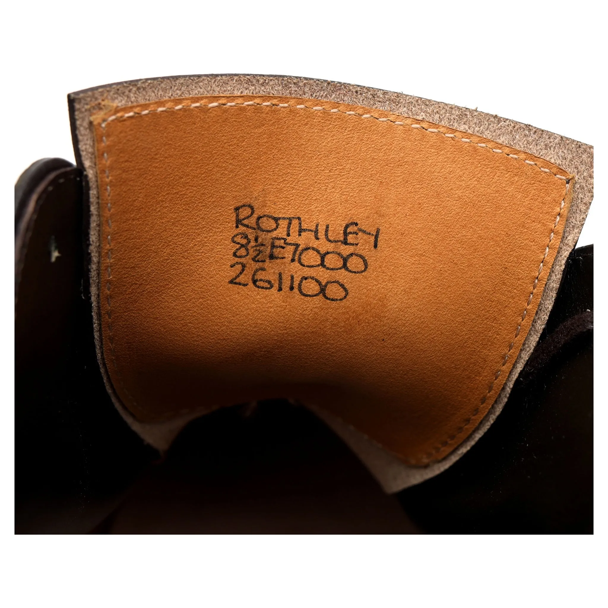 'Rothley' Dark Green Leather Oxford UK 8.5 E