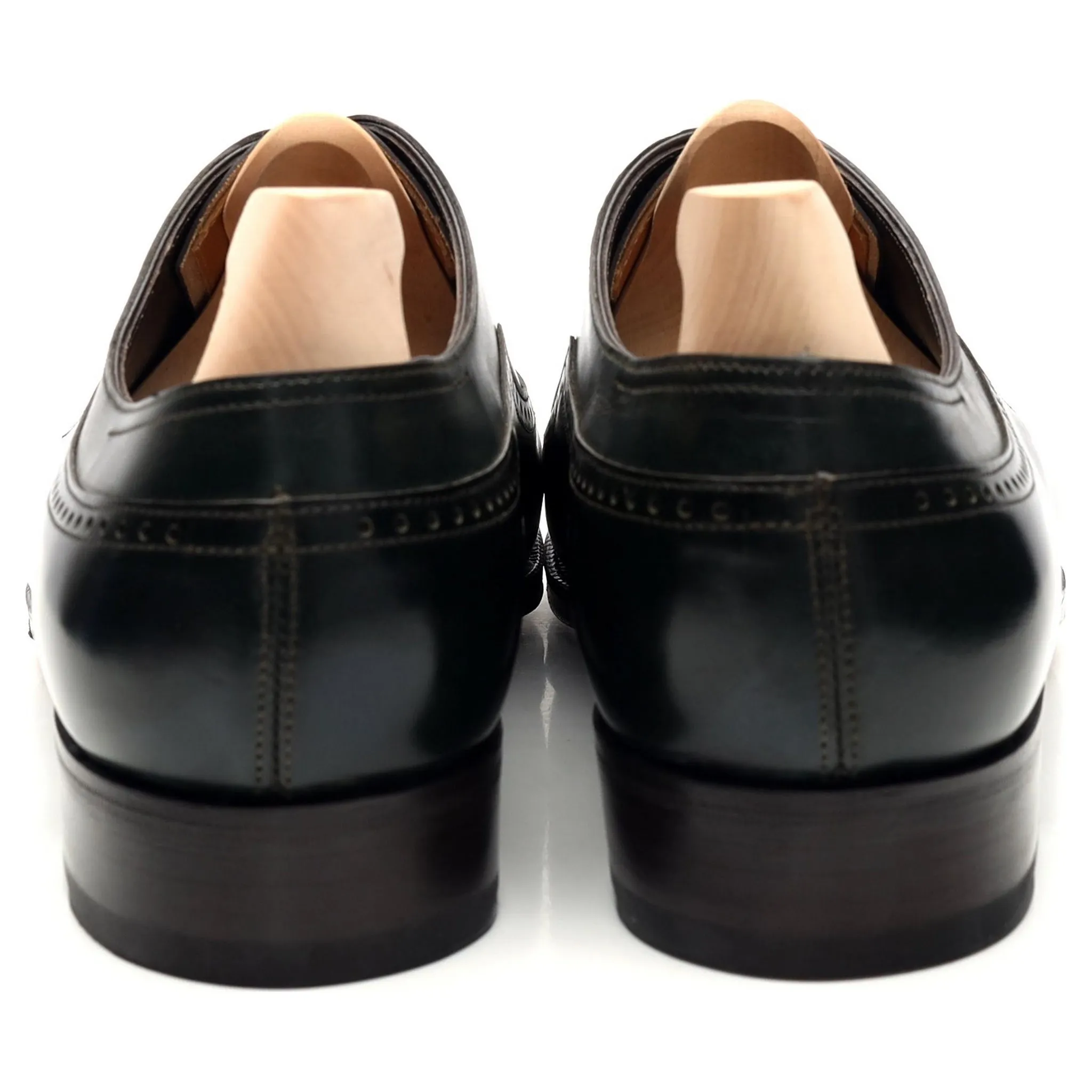 'Rothley' Dark Green Leather Oxford UK 8.5 E
