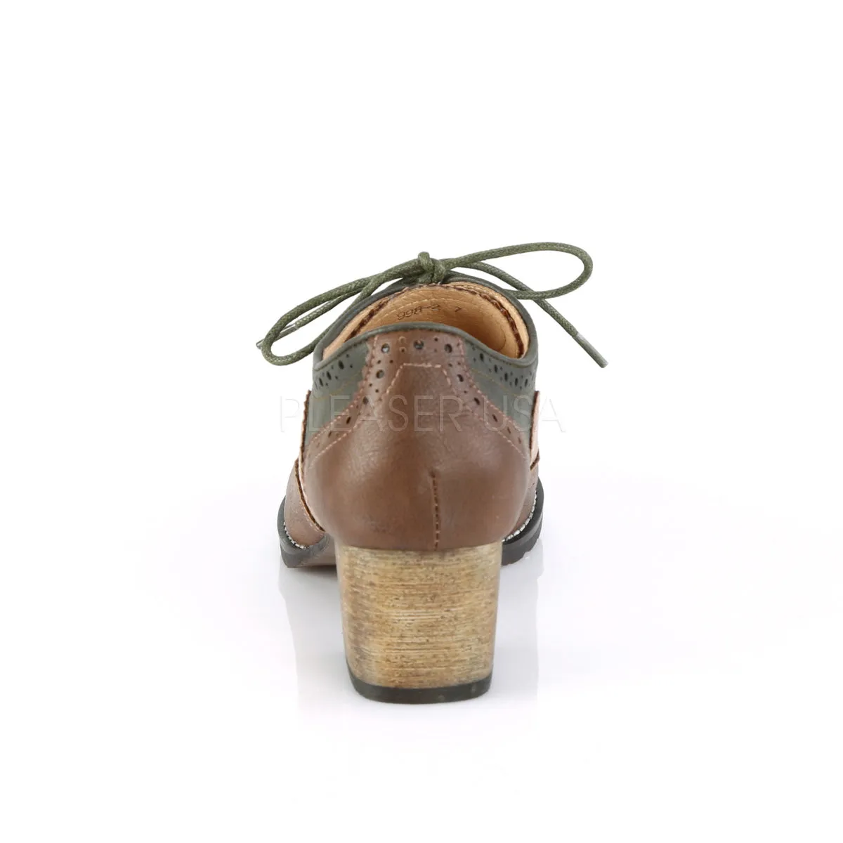 RUSSELL-34  Brown-multi Faux Leather