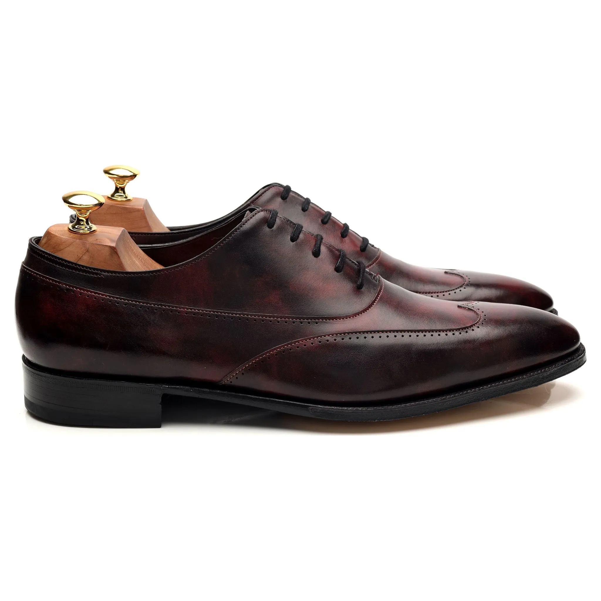 Saint Crepin 2020 'Strand' Burgundy Museum Leather Oxford UK 10 E