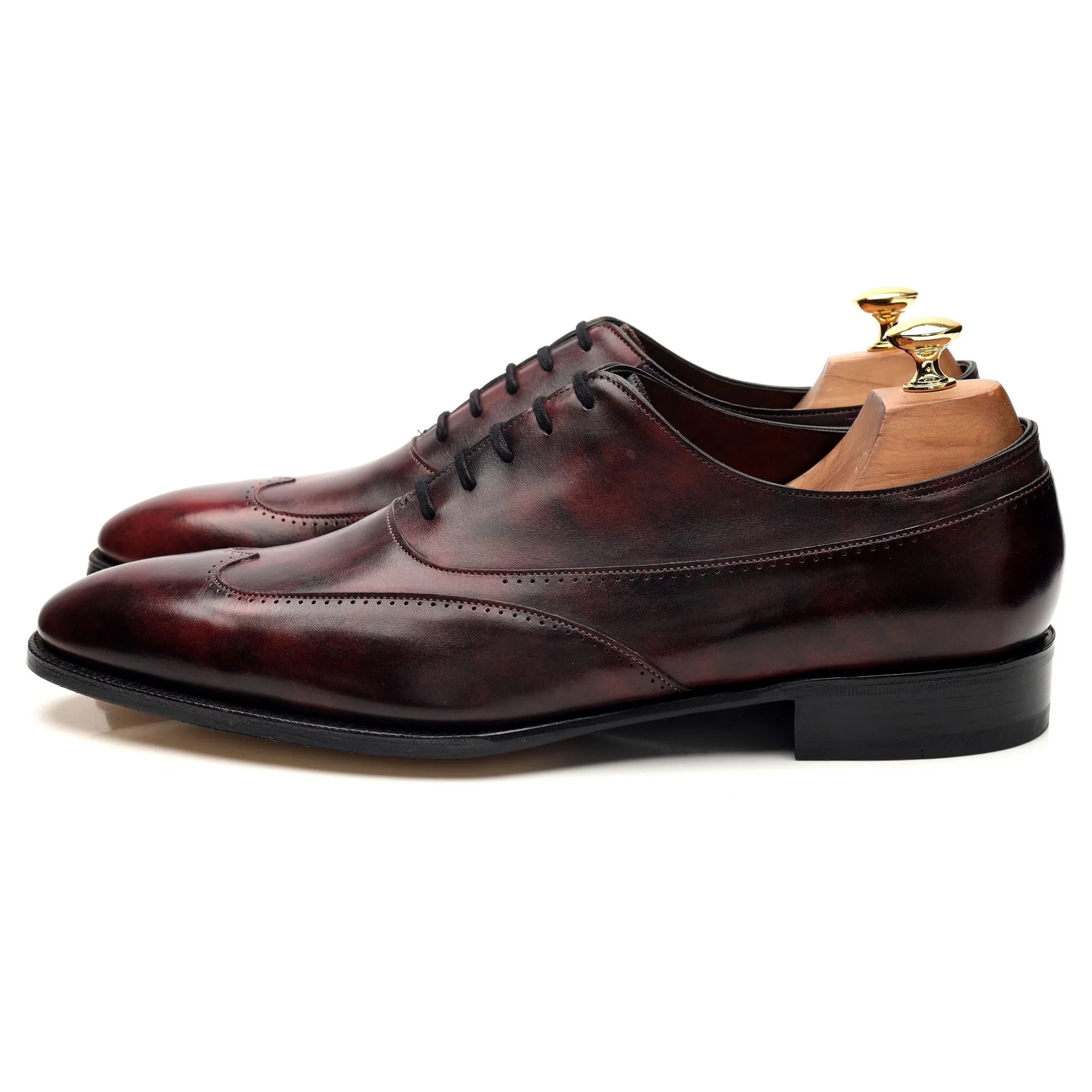 Saint Crepin 2020 'Strand' Burgundy Museum Leather Oxford UK 10 E