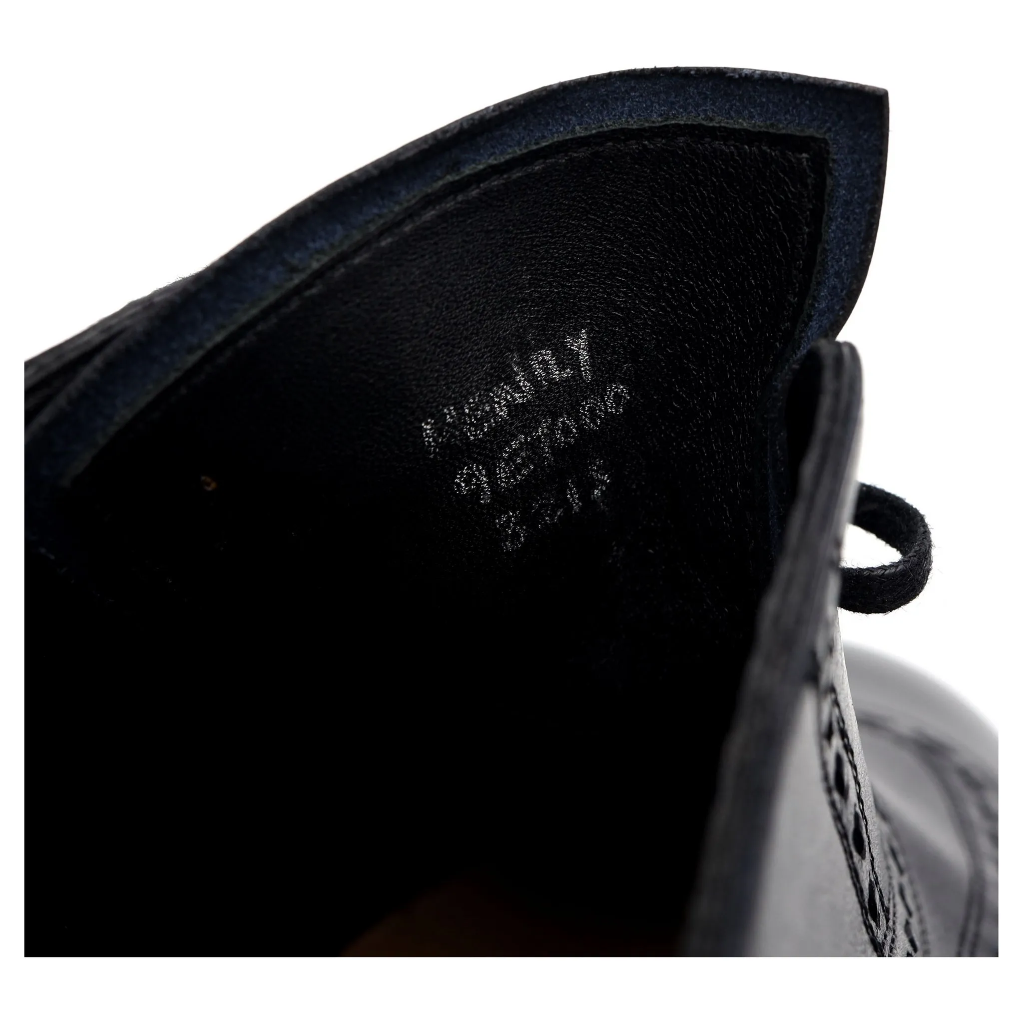 Saint Crepin 2024 'Henry' Navy Blue Leather Oxford UK 9 E