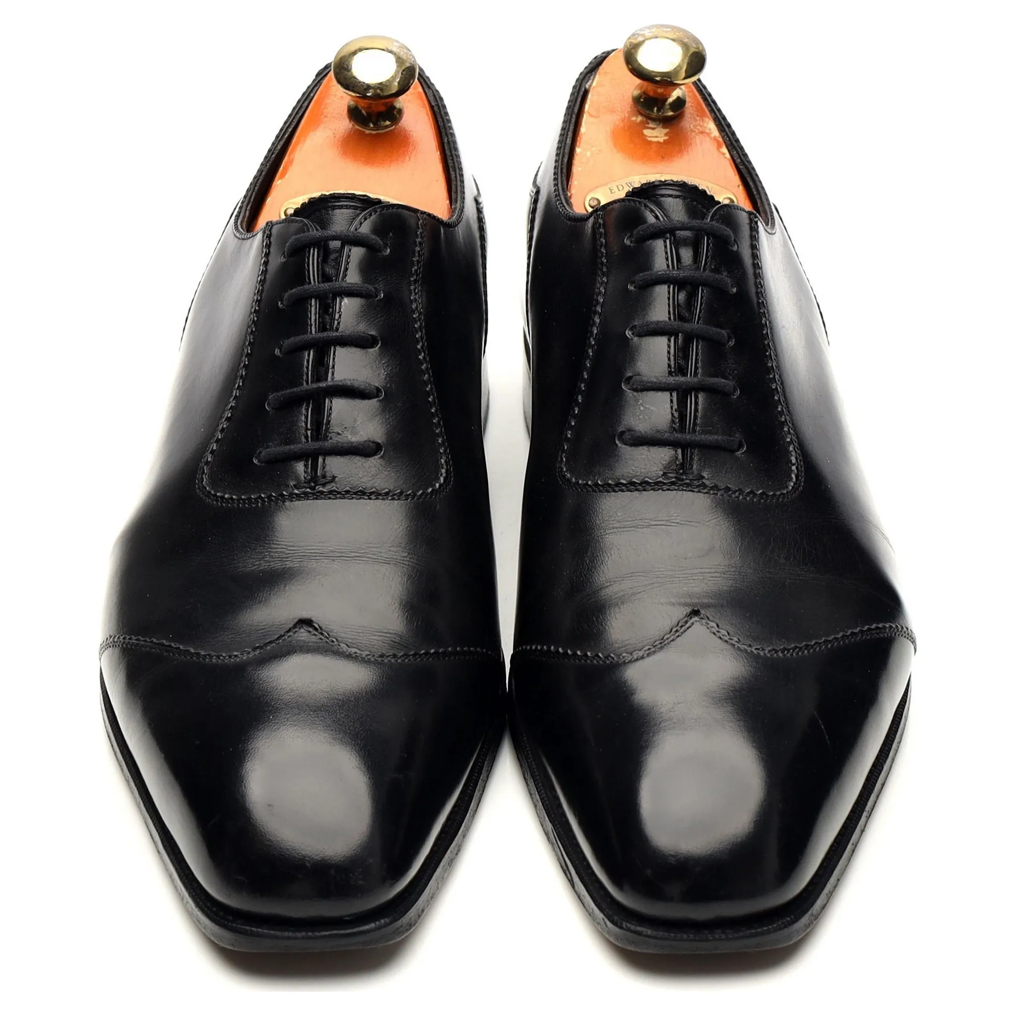 'Saxmundham' Black Leather Oxford UK 10 D