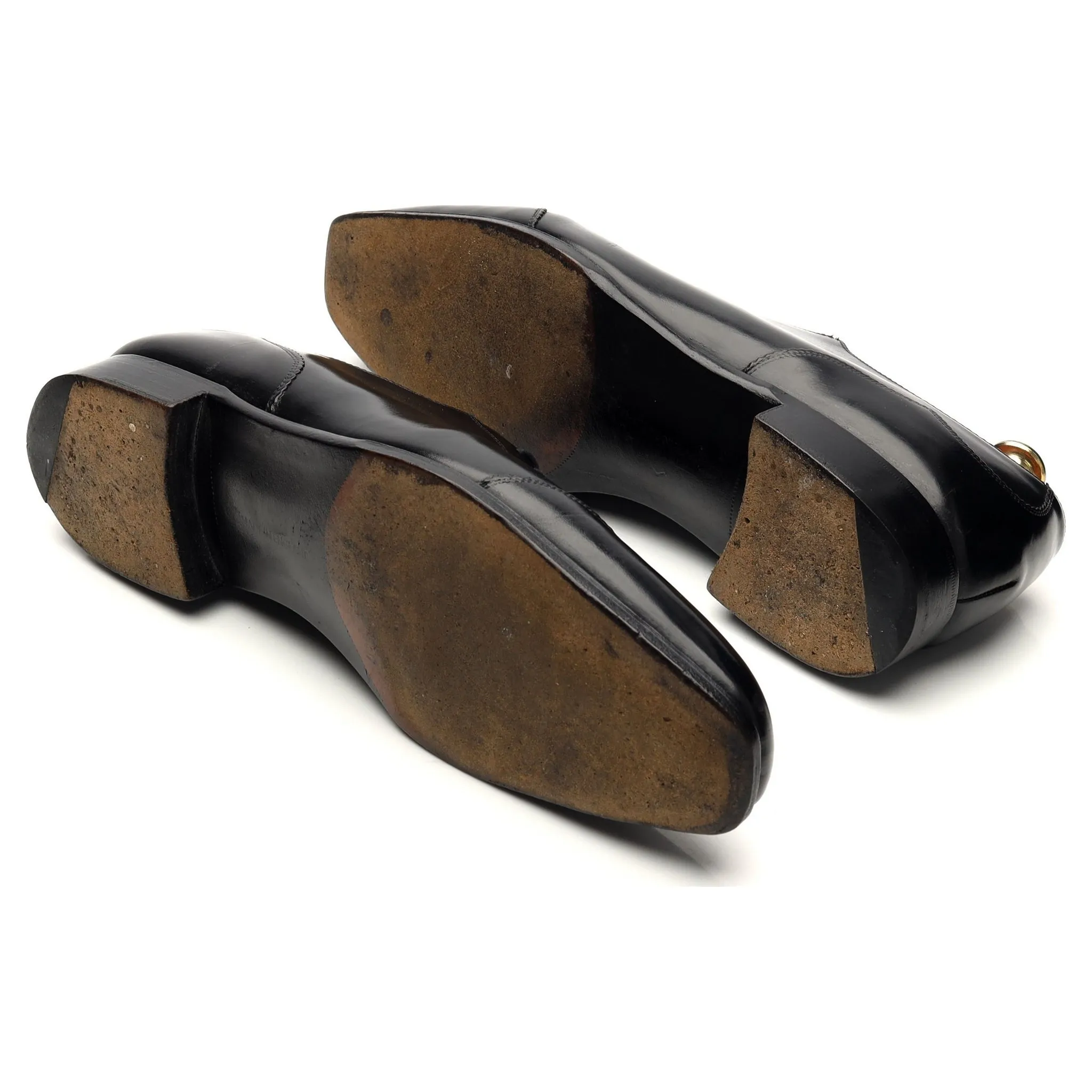 'Saxmundham' Black Leather Oxford UK 10 D