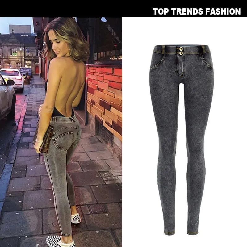 Sexy Pencil Pants Low Women's Jeans Tight Buttocks Long Pants