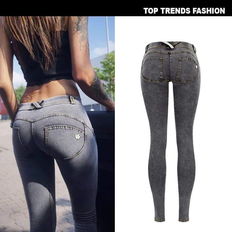 Sexy Pencil Pants Low Women's Jeans Tight Buttocks Long Pants