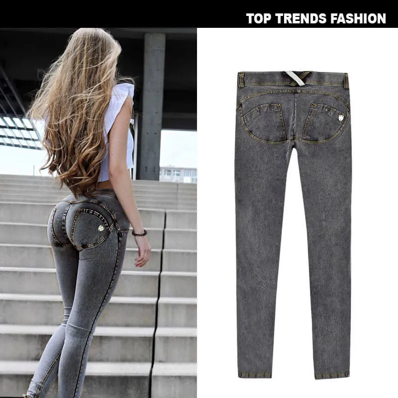 Sexy Pencil Pants Low Women's Jeans Tight Buttocks Long Pants