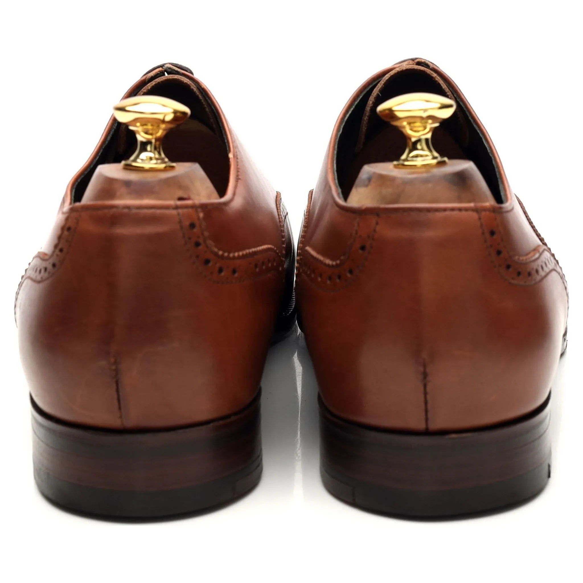 Shipton & Heneage 'Burlington' Brown Leather Oxford Brogue UK 11 F