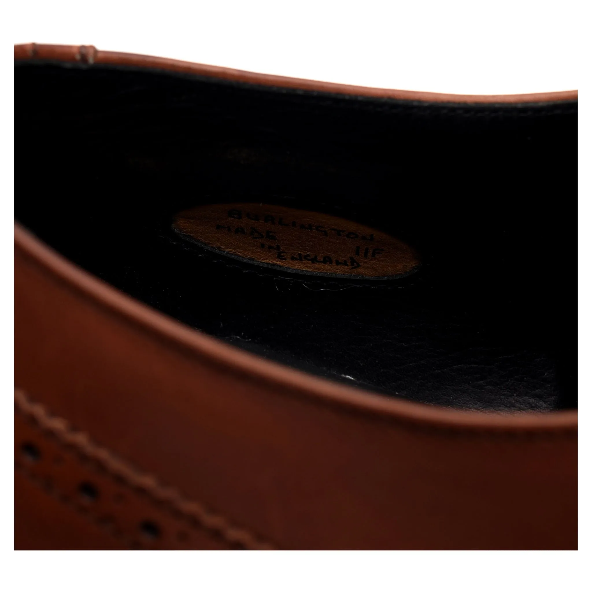 Shipton & Heneage 'Burlington' Brown Leather Oxford Brogue UK 11 F