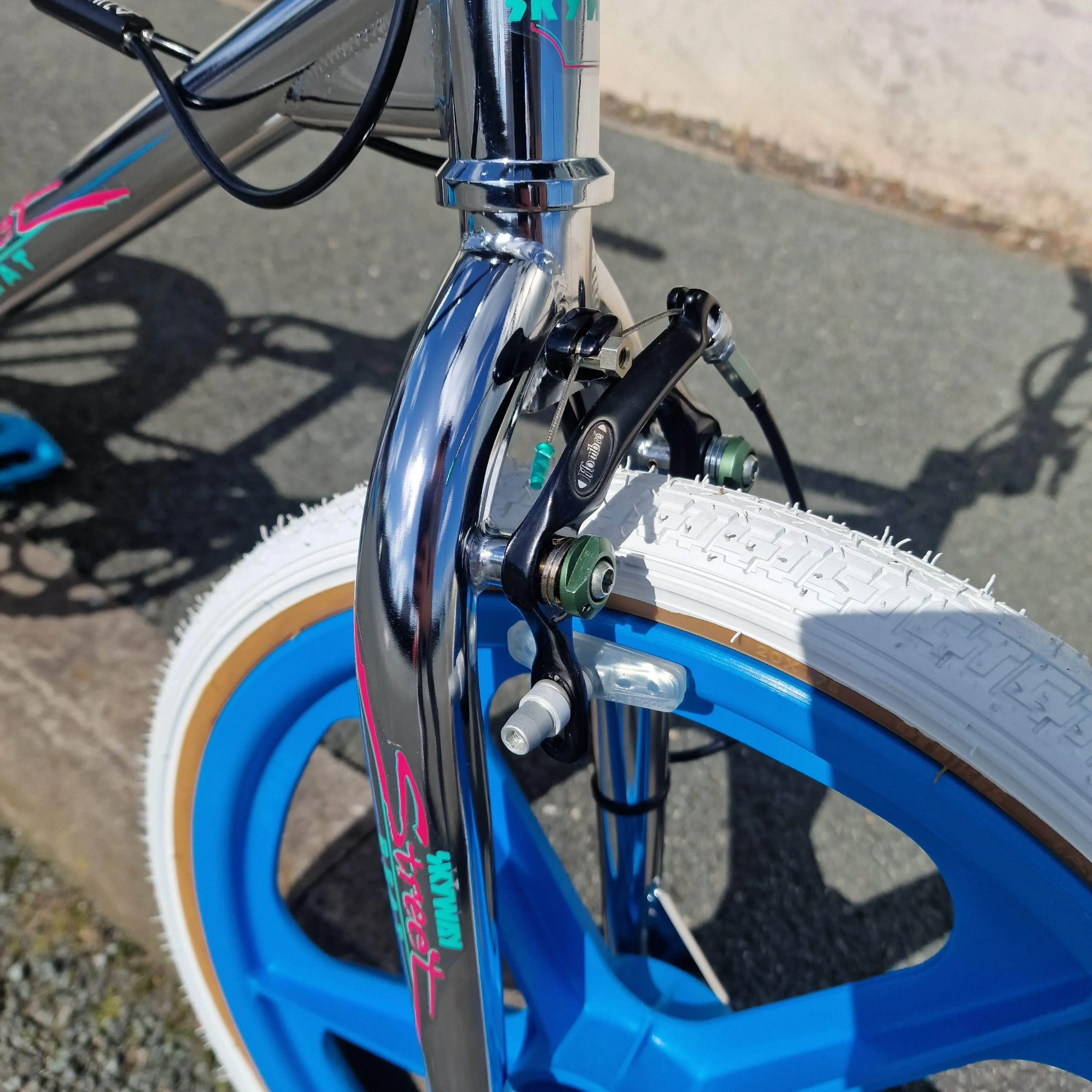 Skyway 2024 Street Beat Bike Chrome / Aqua