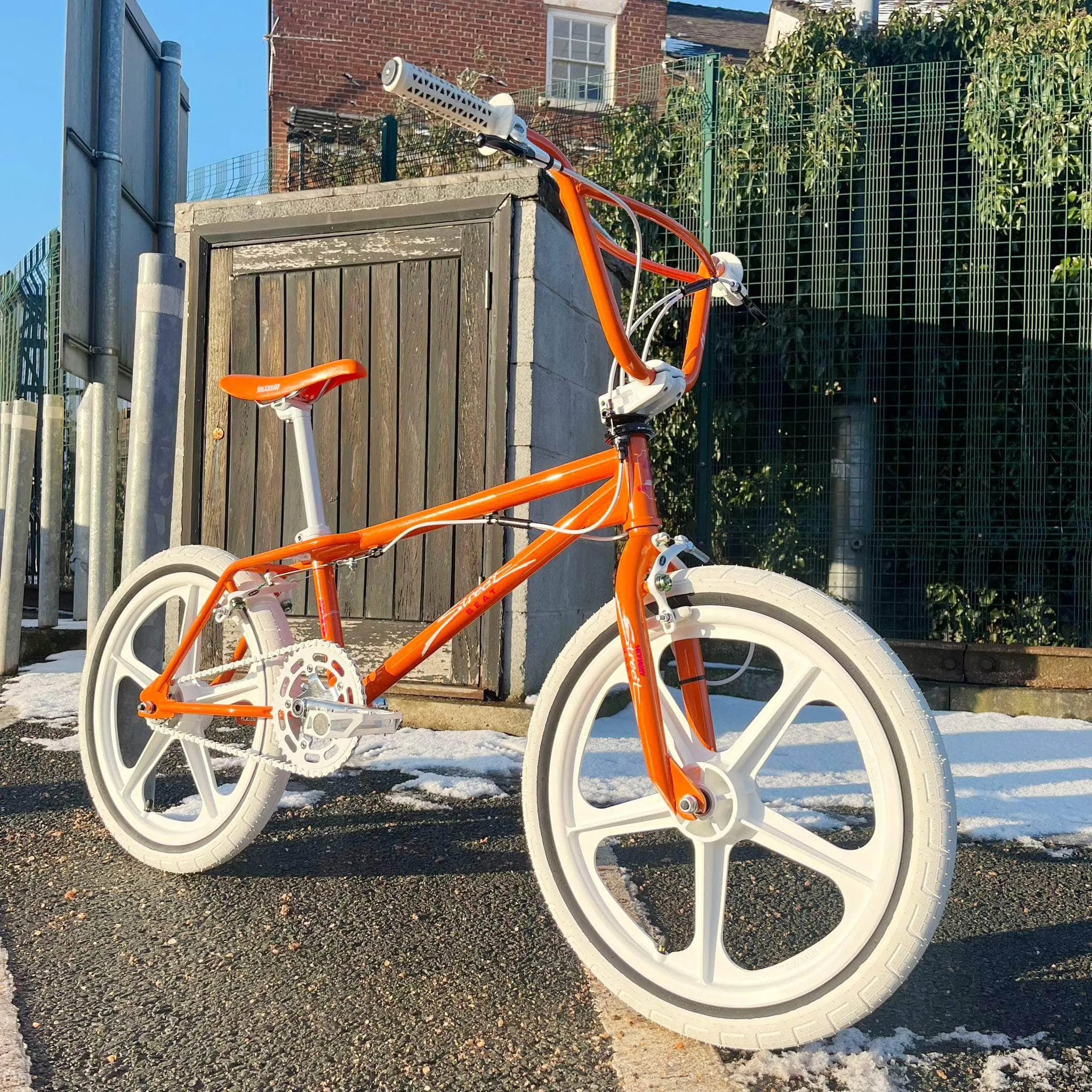 Skyway 2024 Street Beat Custom Bike Orange / White
