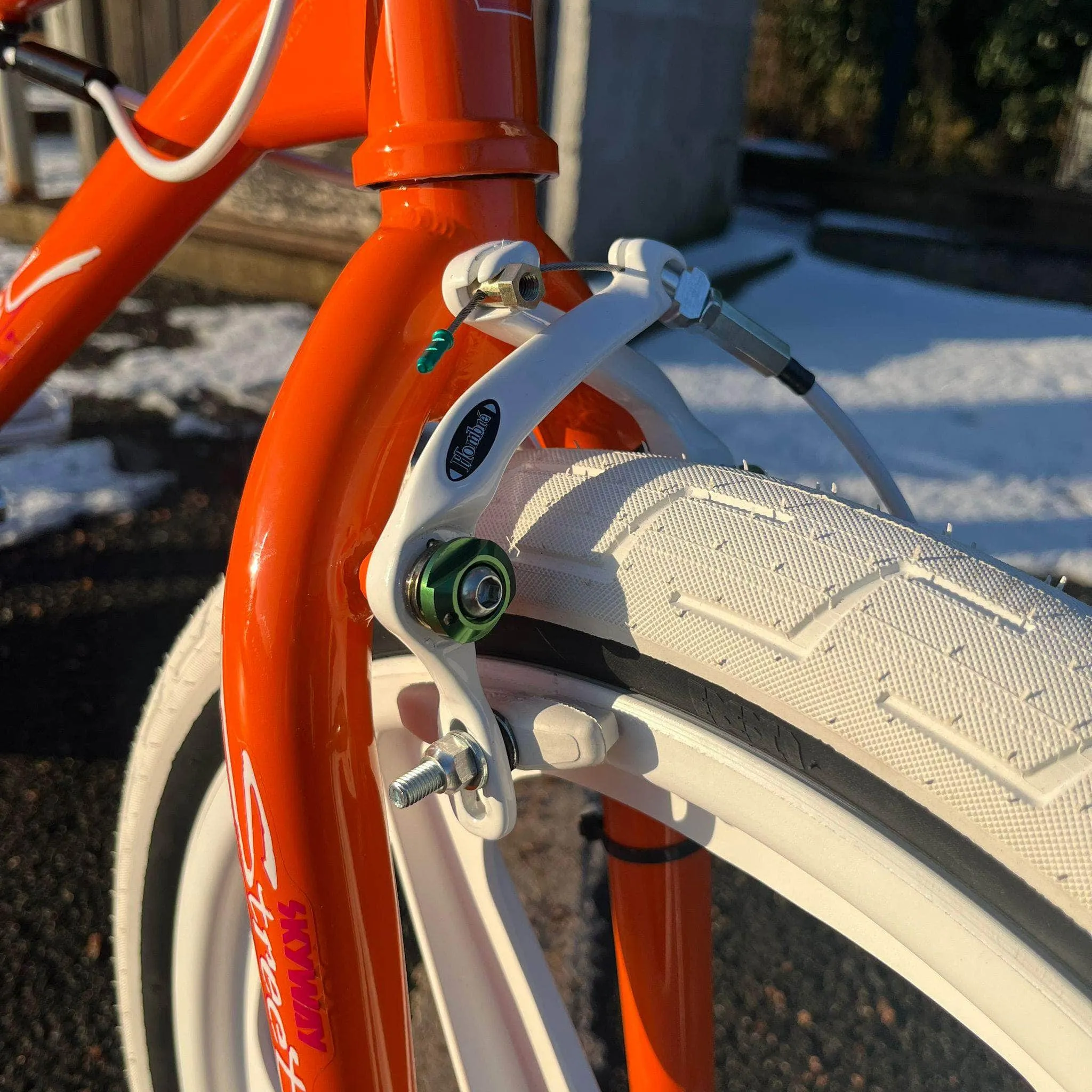Skyway 2024 Street Beat Custom Bike Orange / White
