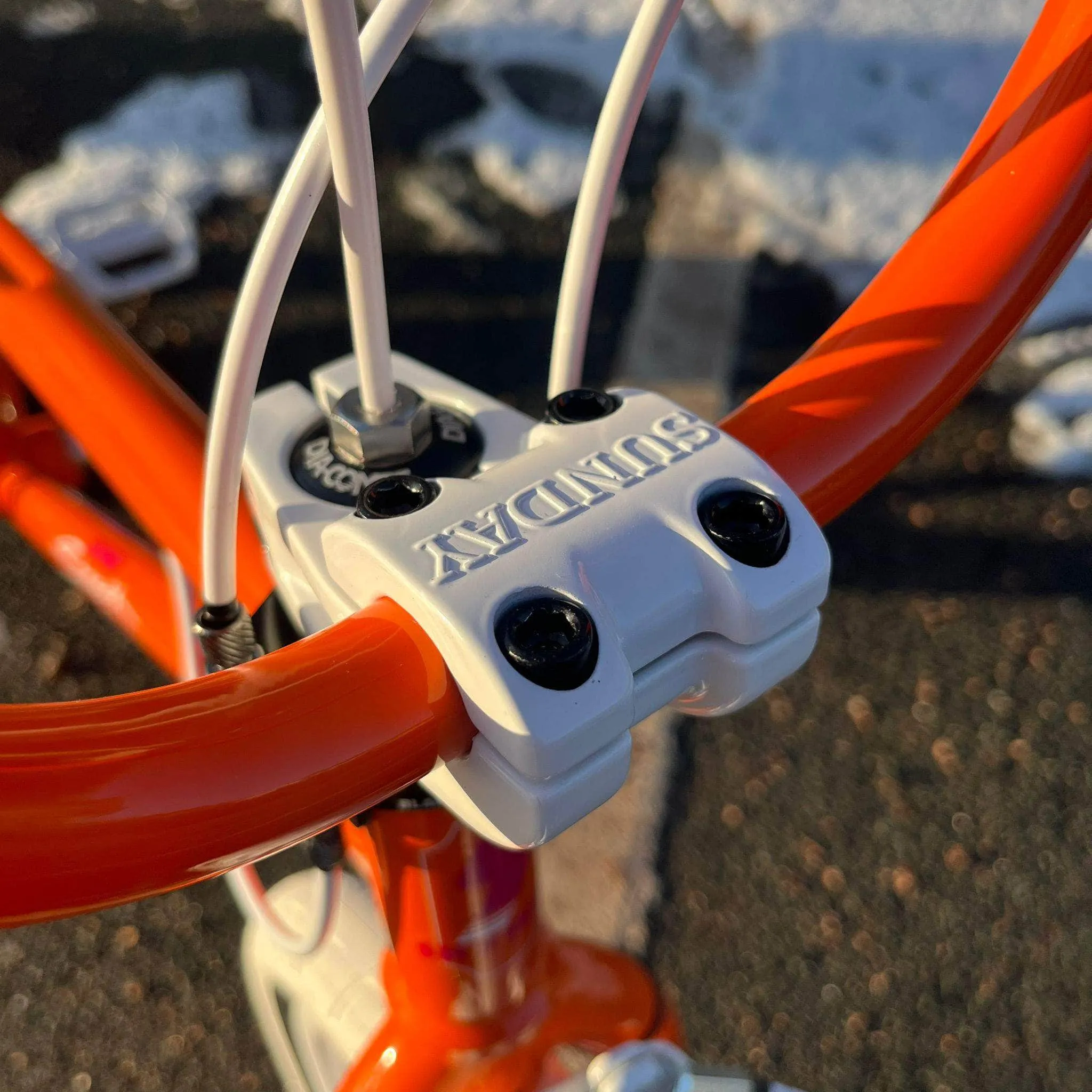 Skyway 2024 Street Beat Custom Bike Orange / White