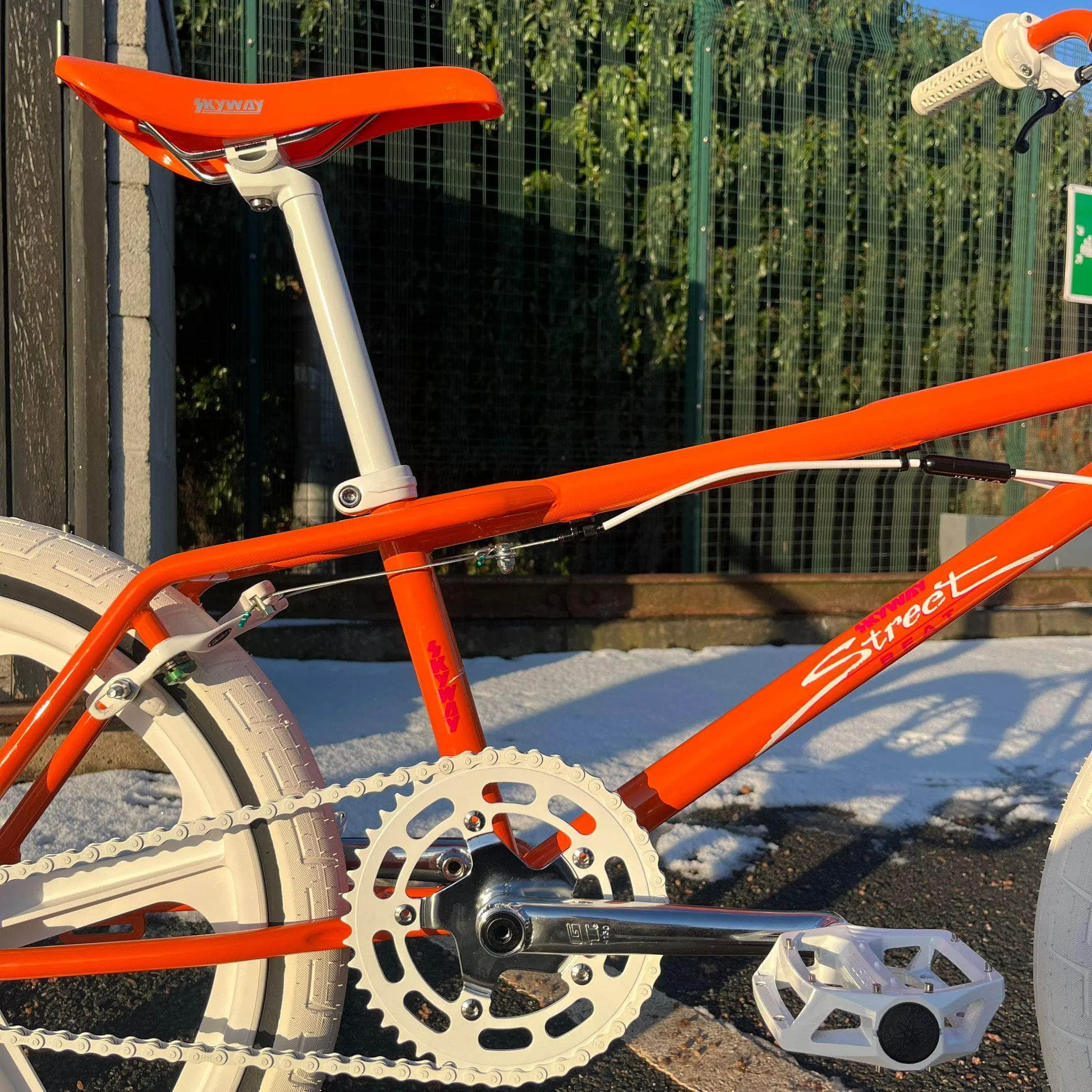 Skyway 2024 Street Beat Custom Bike Orange / White