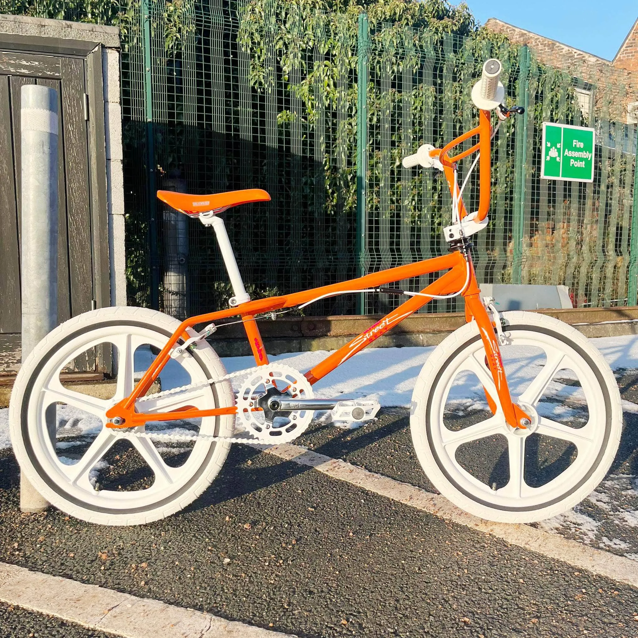 Skyway 2024 Street Beat Custom Bike Orange / White