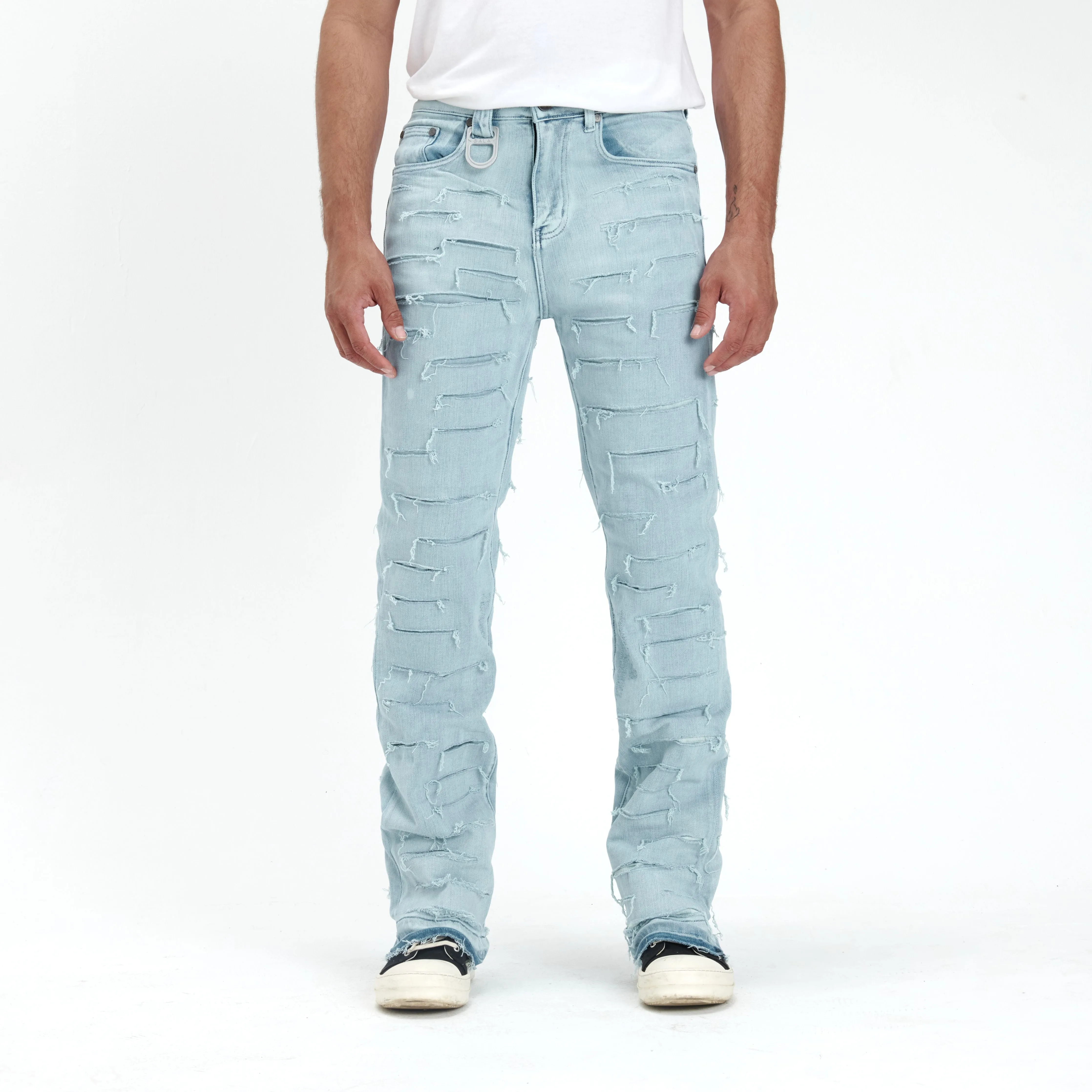 SLASH STACK DENIM (SKY BLUE PASTEL)