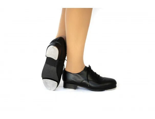 SLICK Dancewear Leather Lace Up Oxford Tap Shoe - Child