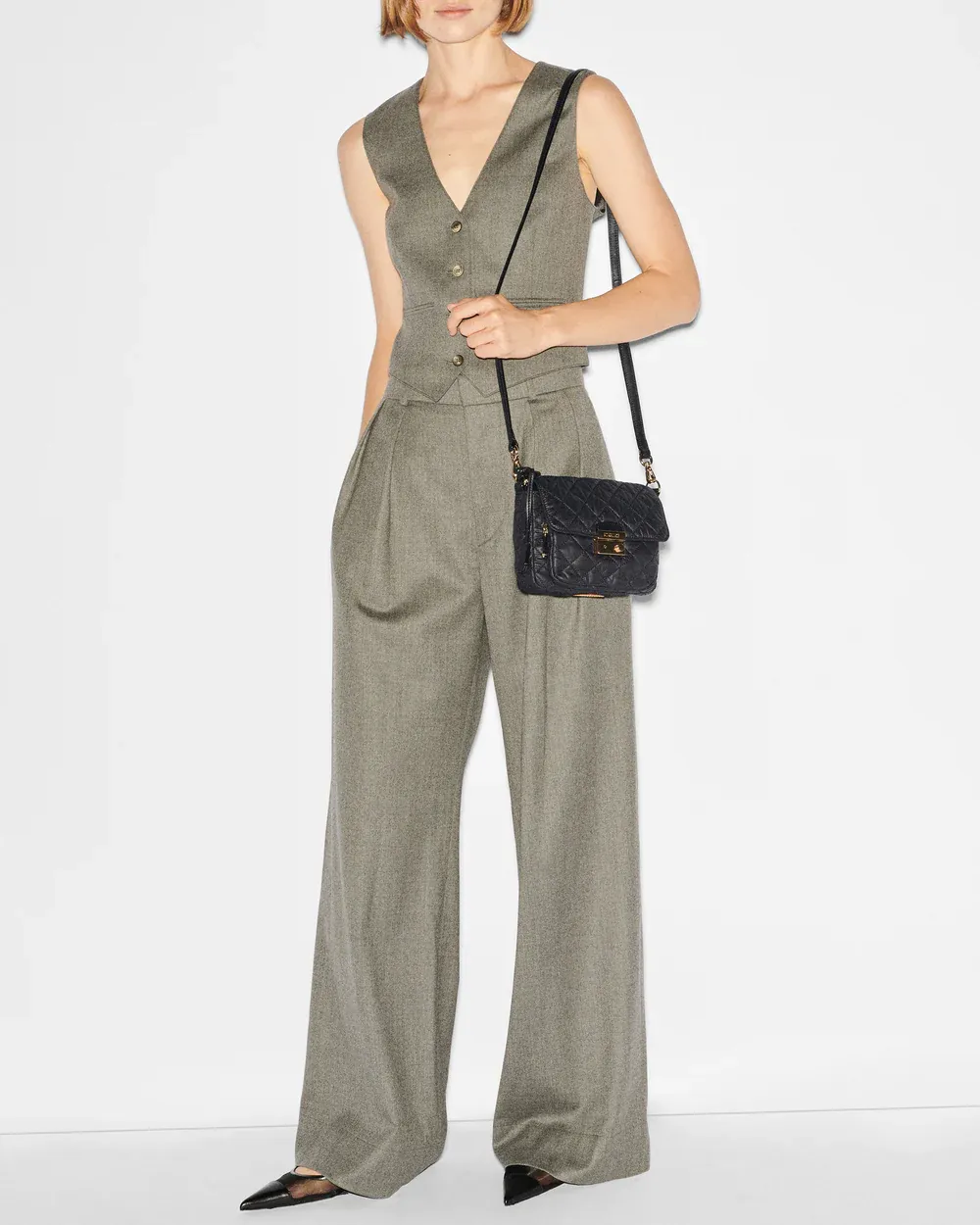 Small Crosby Lock Crossbody | Black