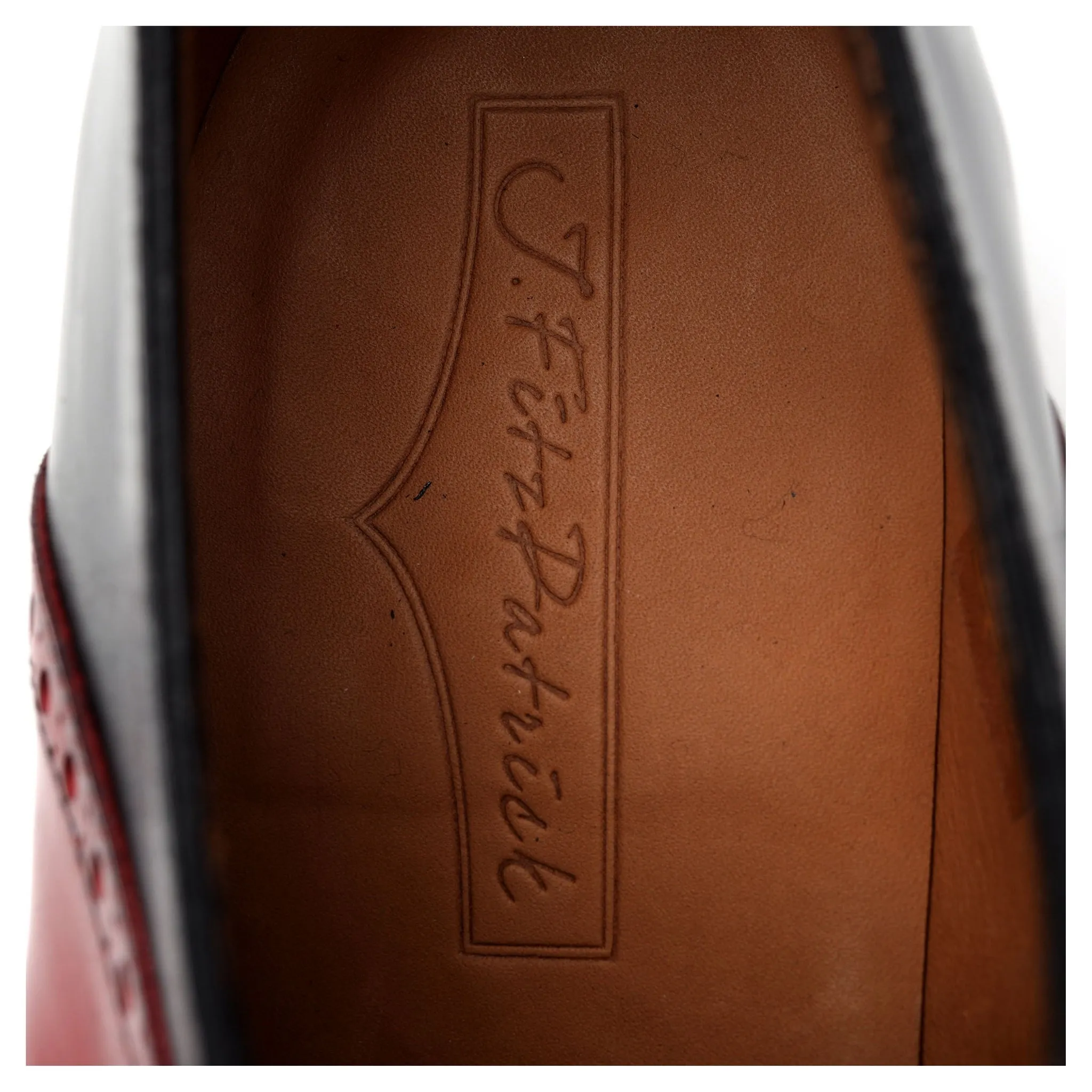 'Stefano Redux' Black & Red Leather Oxford UK 7.5 E