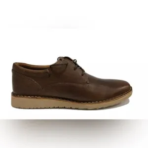 Steve Madden Pallot Mens Oxford Cognac Leather Size 9.5M