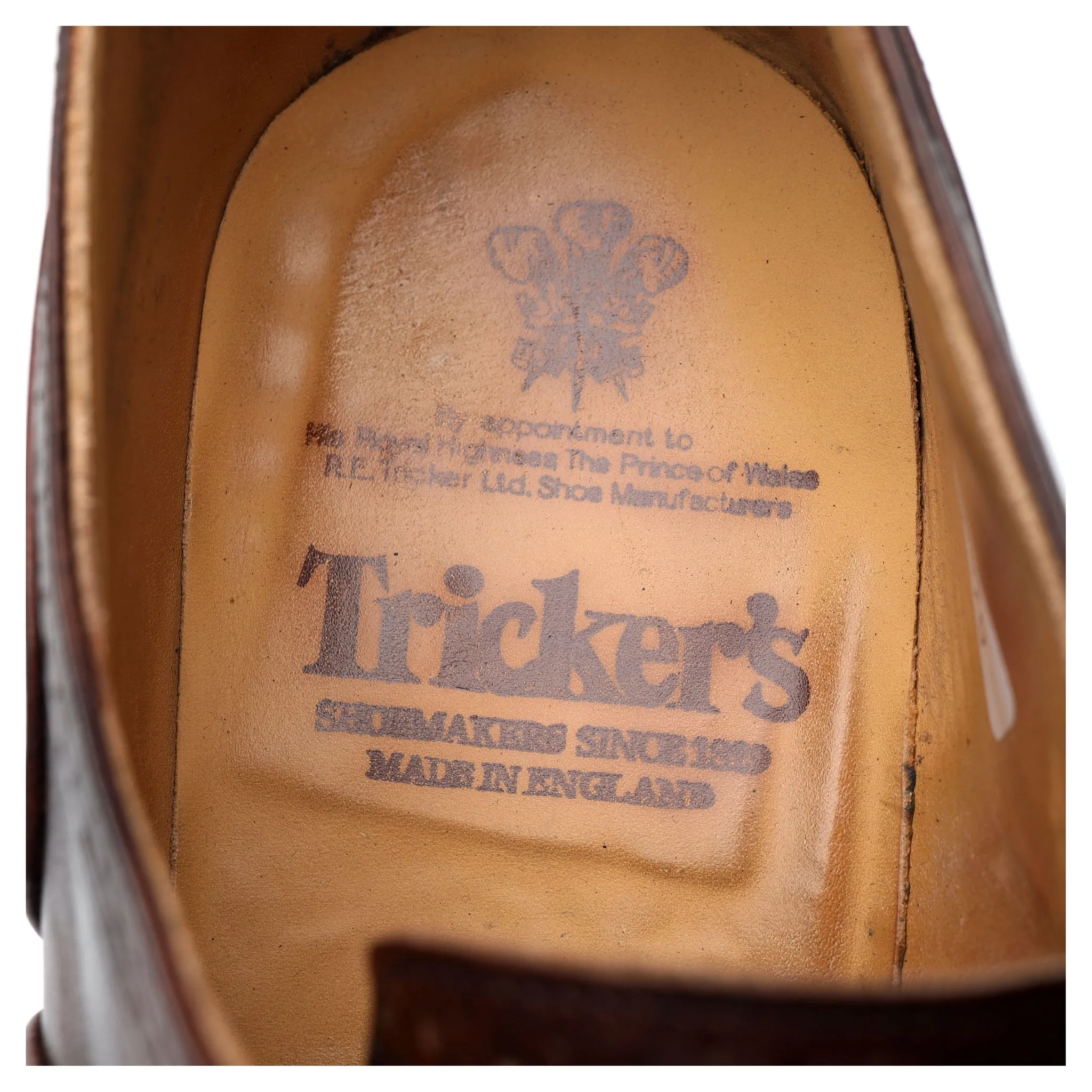 'Stockton' Brown Museum Leather Oxford Brogues UK 11