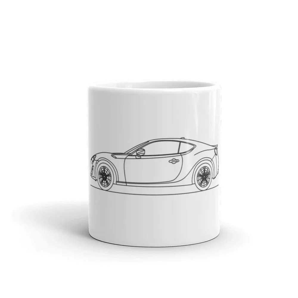 Subaru BRZ Outline Mug