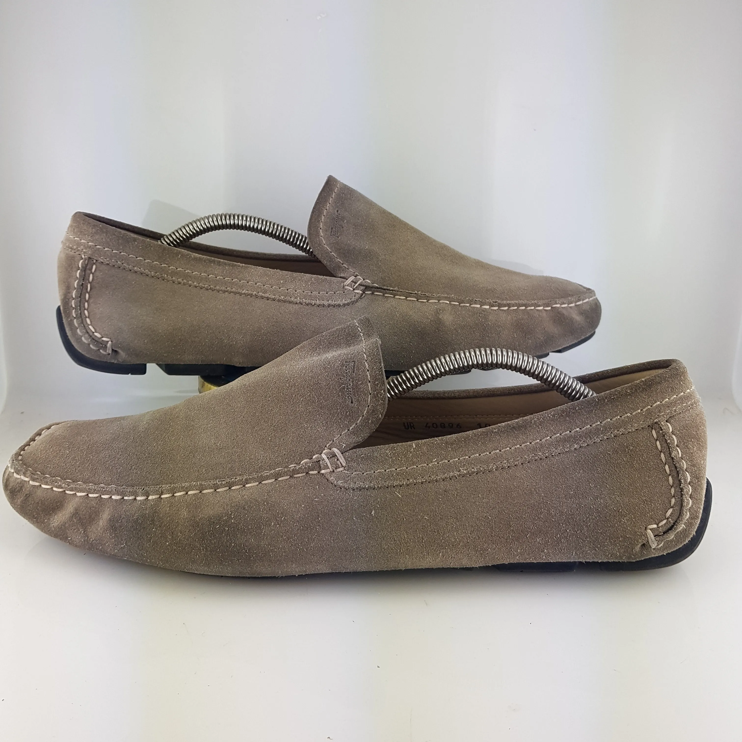 Suede loafers