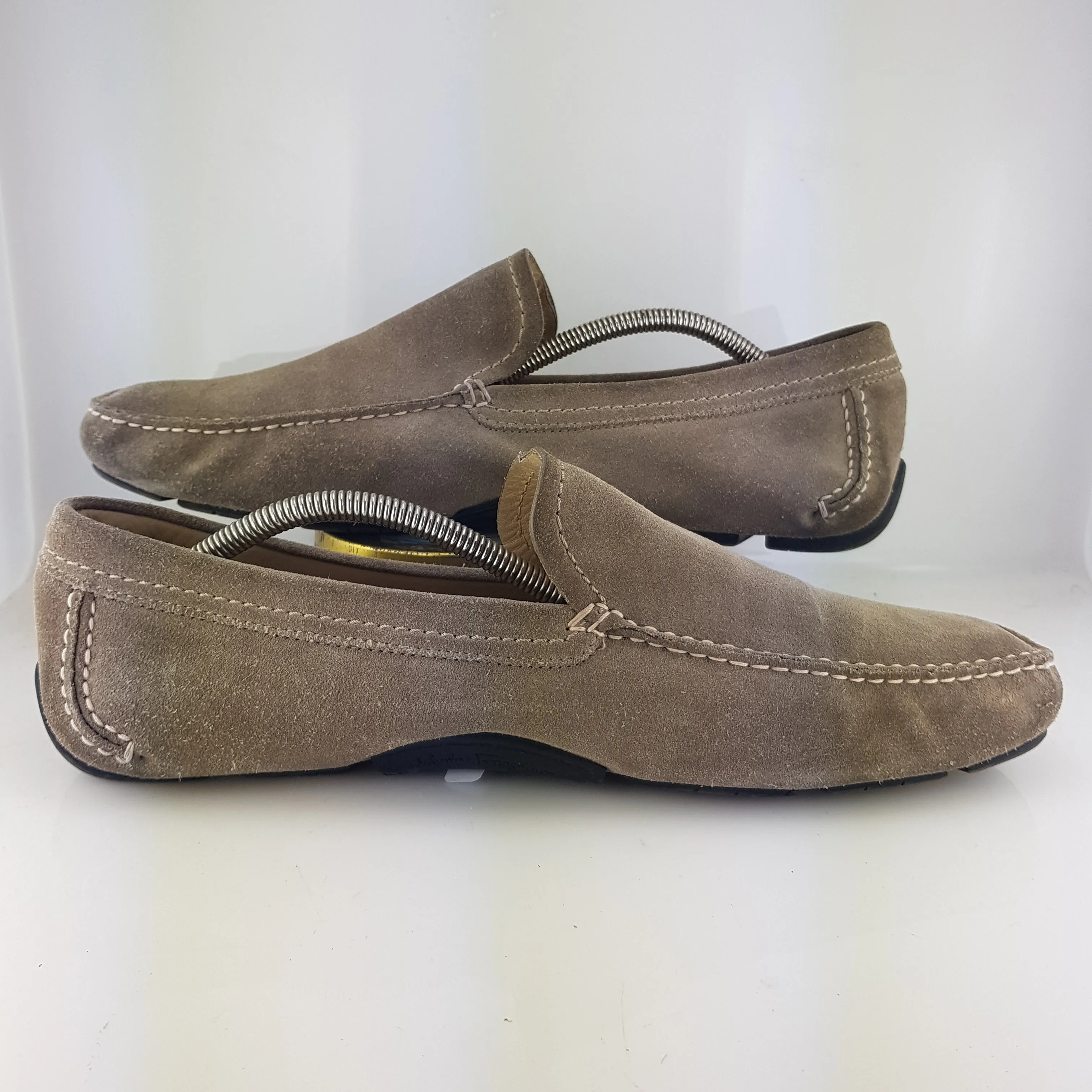 Suede loafers