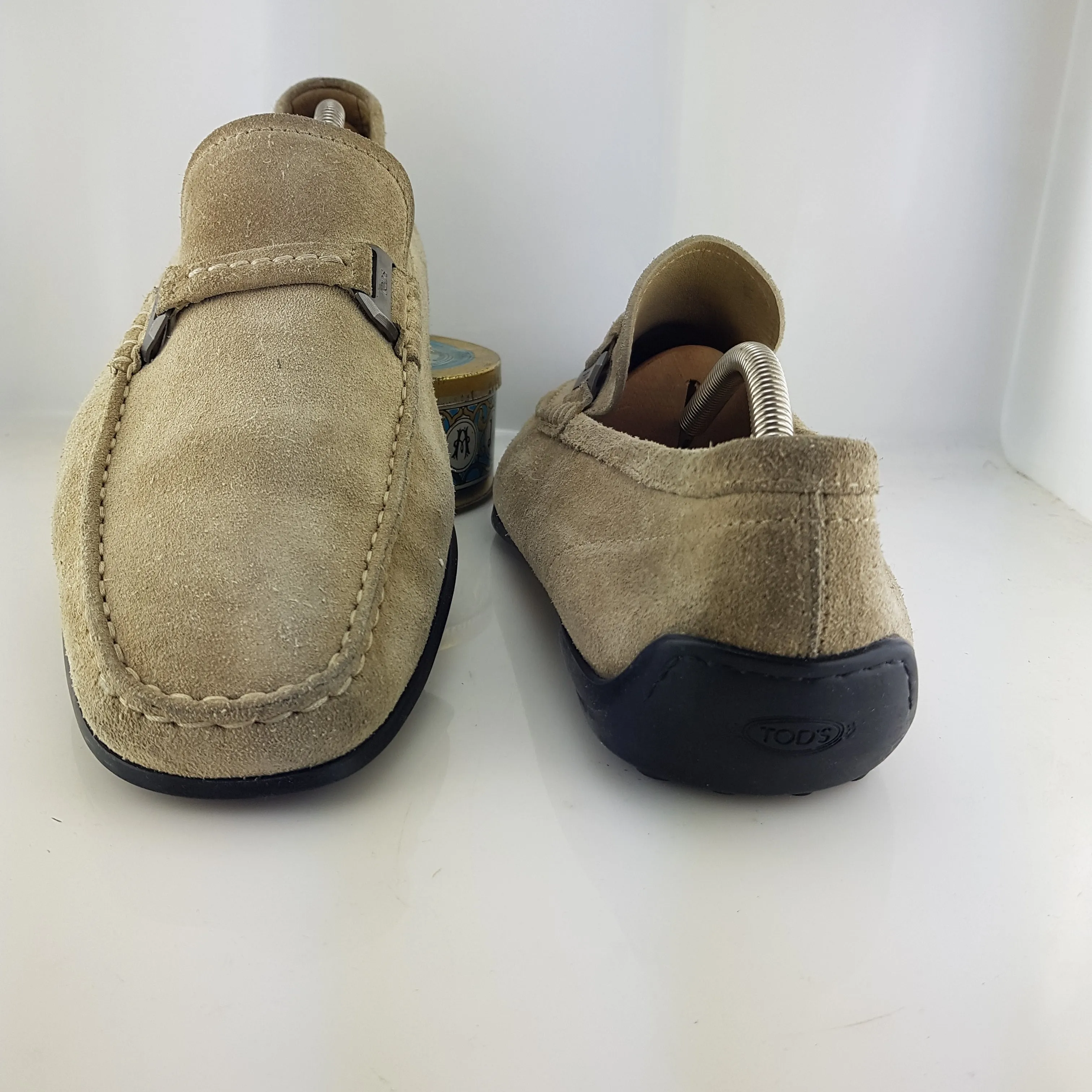 Suede loafers