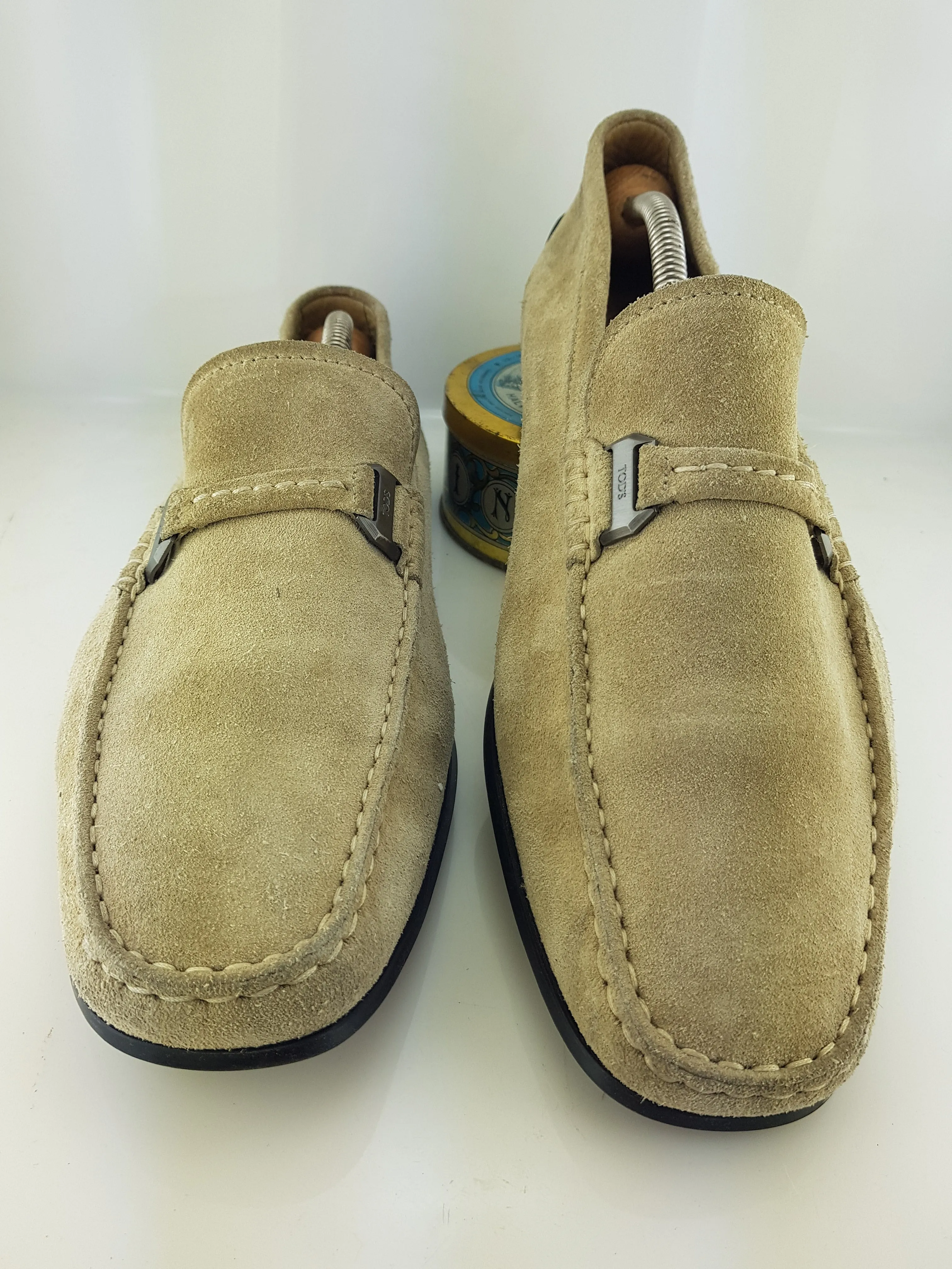 Suede loafers