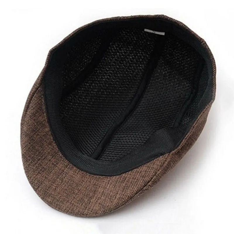 Summer Beret Caps for Men Women | Vintage News Boy Cabbie Cap | Outdoor Unisex Sun Hat Duckbill Cap