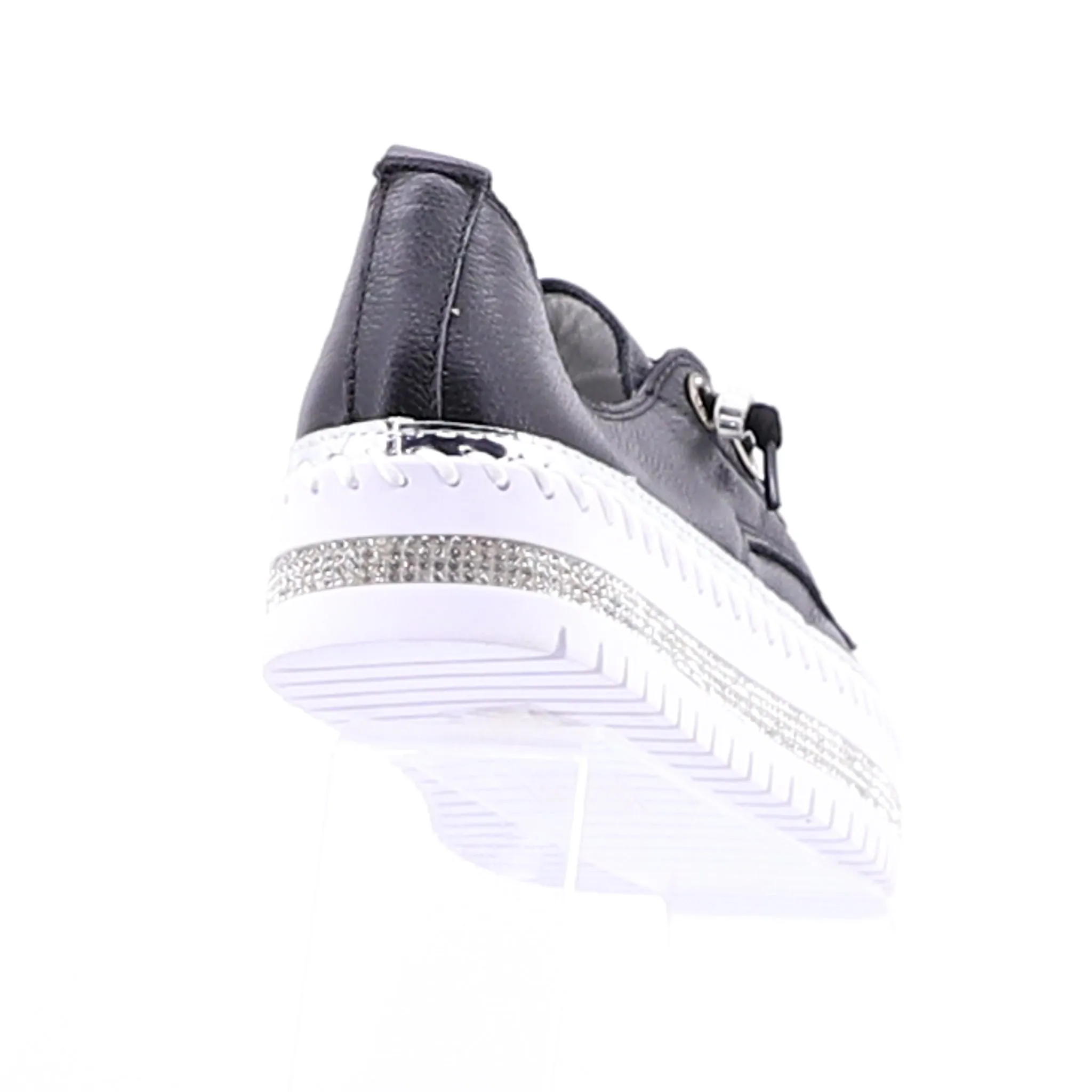 Susan Lace Up Sneaker - Black - AM1