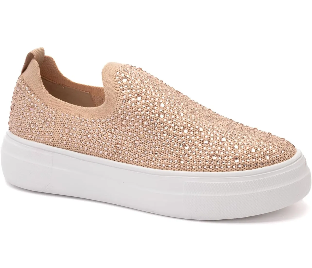 Swank slip on bling shoe