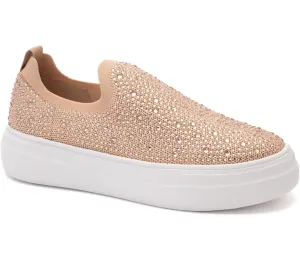 Swank slip on bling shoe