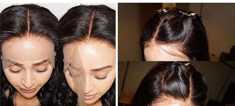 Swiss Lace Brazilian Water Wave Lace Front Wig