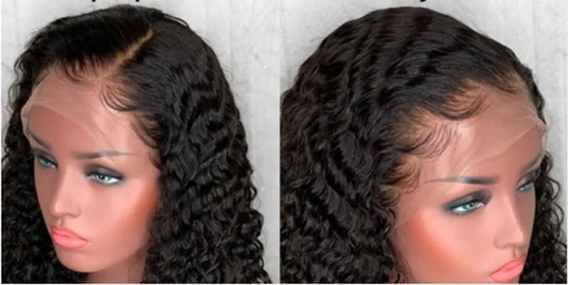 Swiss Lace Brazilian Water Wave Lace Front Wig