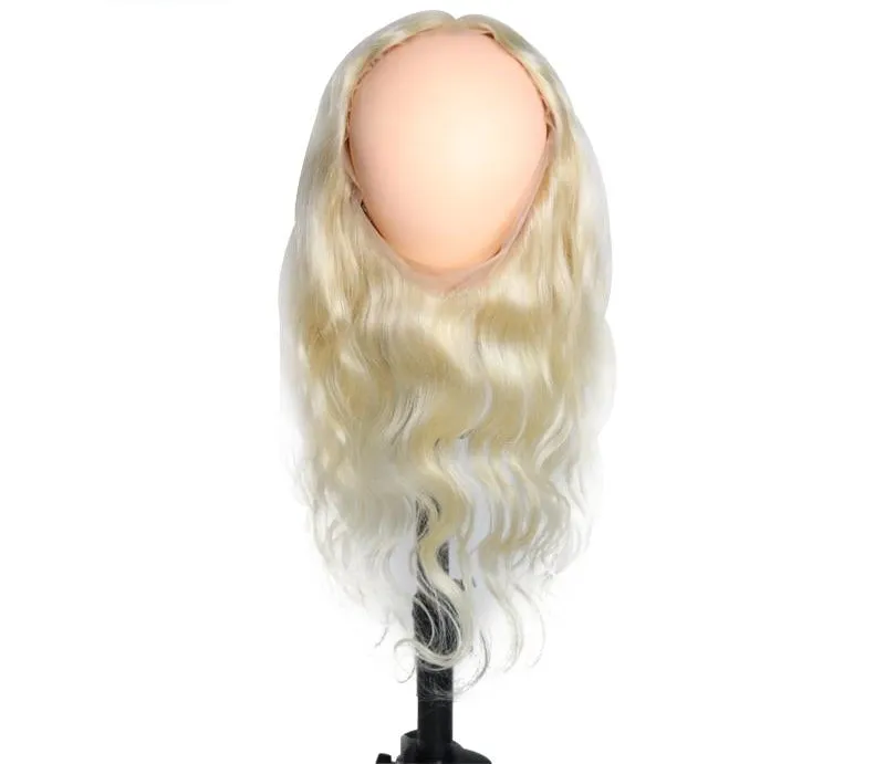 Swiss Lace Frontal Brazilian Body Wave 360 Lace Frontal  in #613
