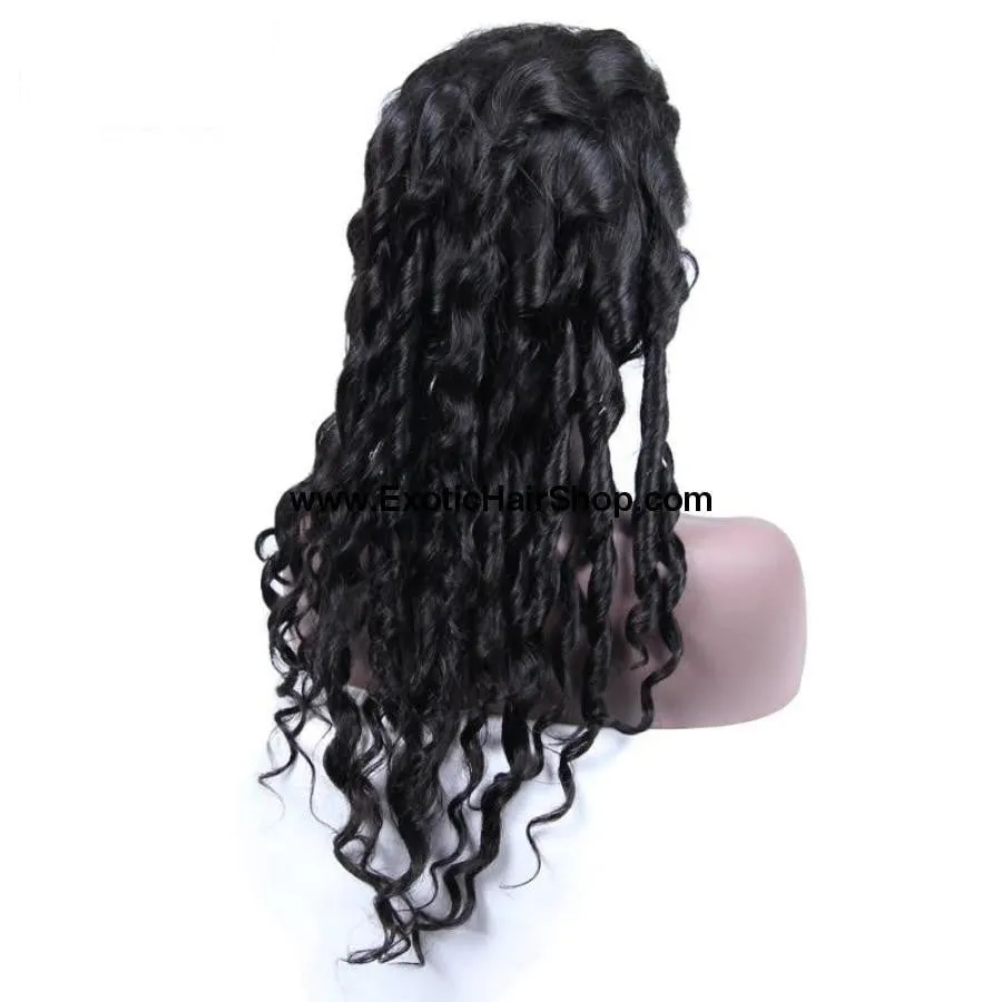 Swiss Lace Malaysian Loose Wave Lace Front Wig