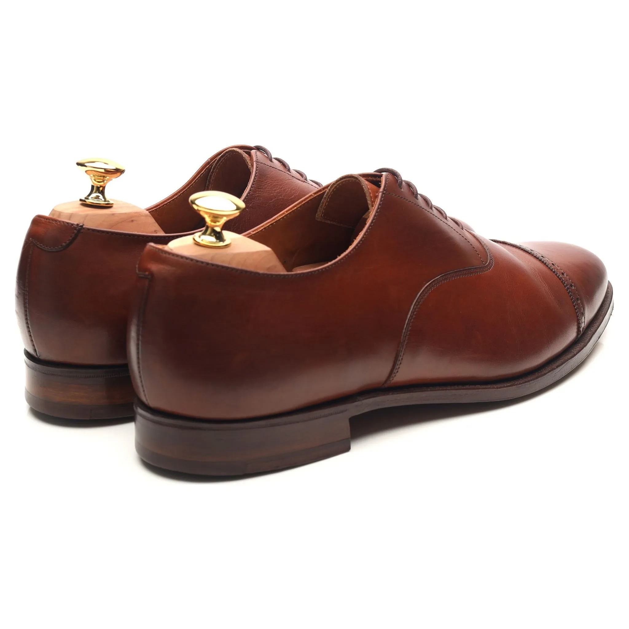 Tan Brown Leather Oxford UK 10.5 E US 11.5 D