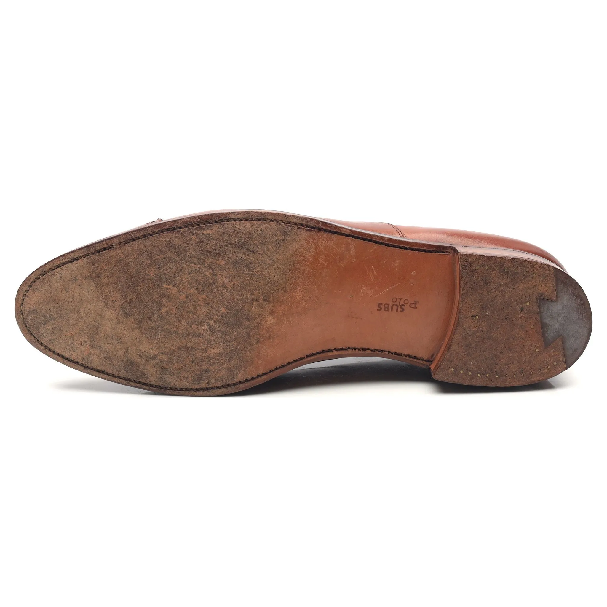 Tan Brown Leather Oxford UK 10.5 E US 11.5 D