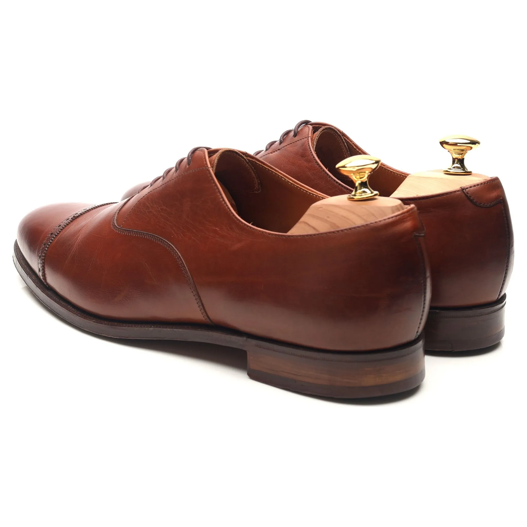 Tan Brown Leather Oxford UK 10.5 E US 11.5 D