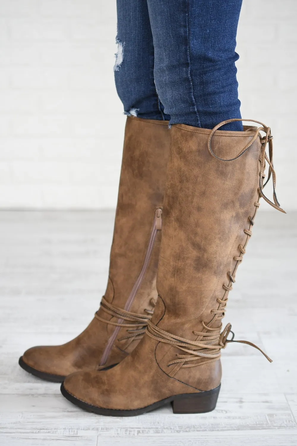 The Marcelina Boot ~ Tan
