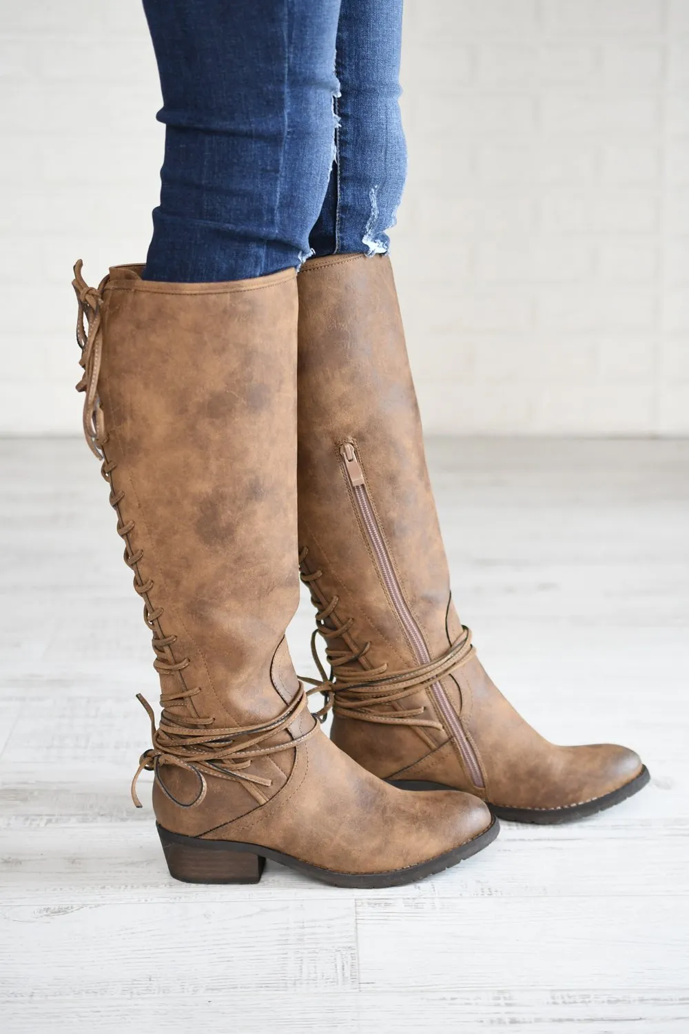 The Marcelina Boot ~ Tan