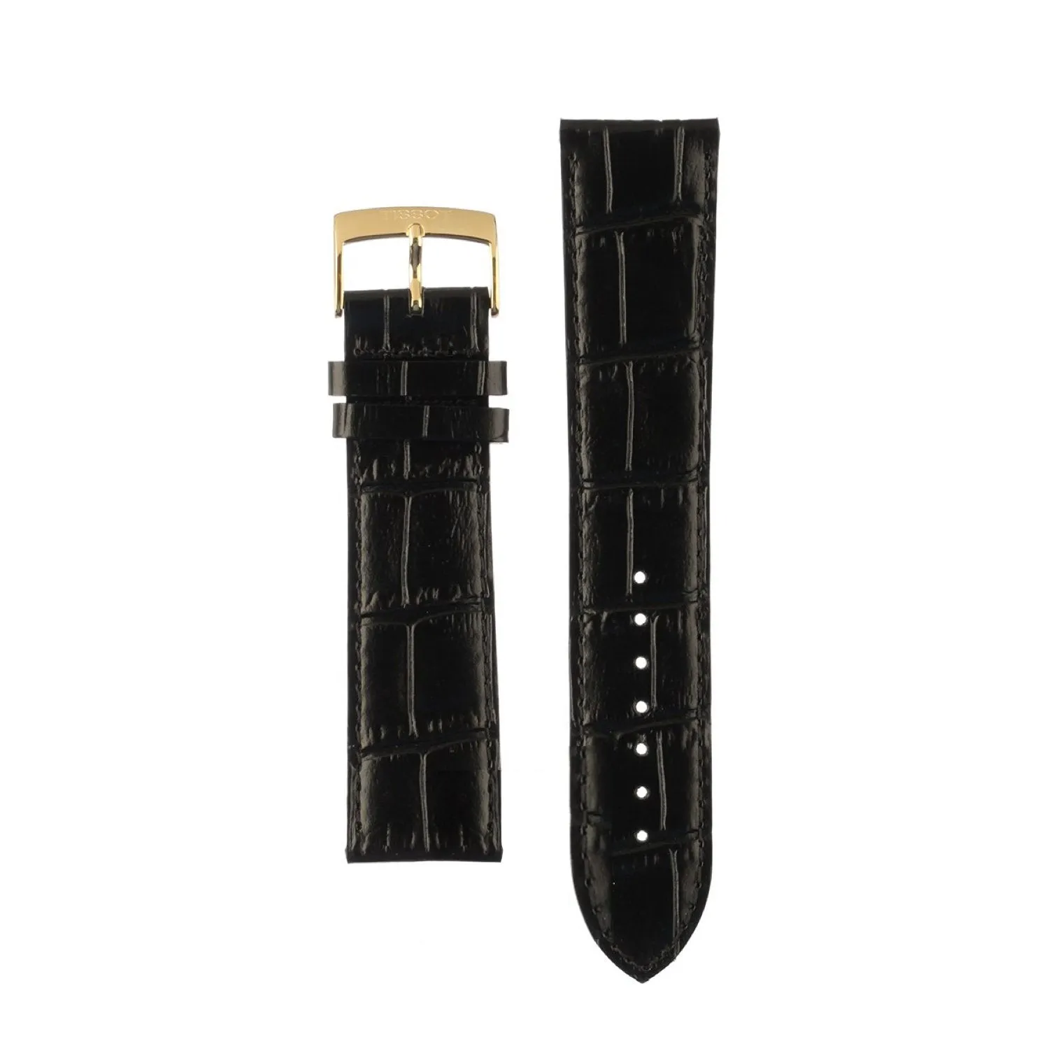 Tissot 22mm Excellence Black Leather Strap