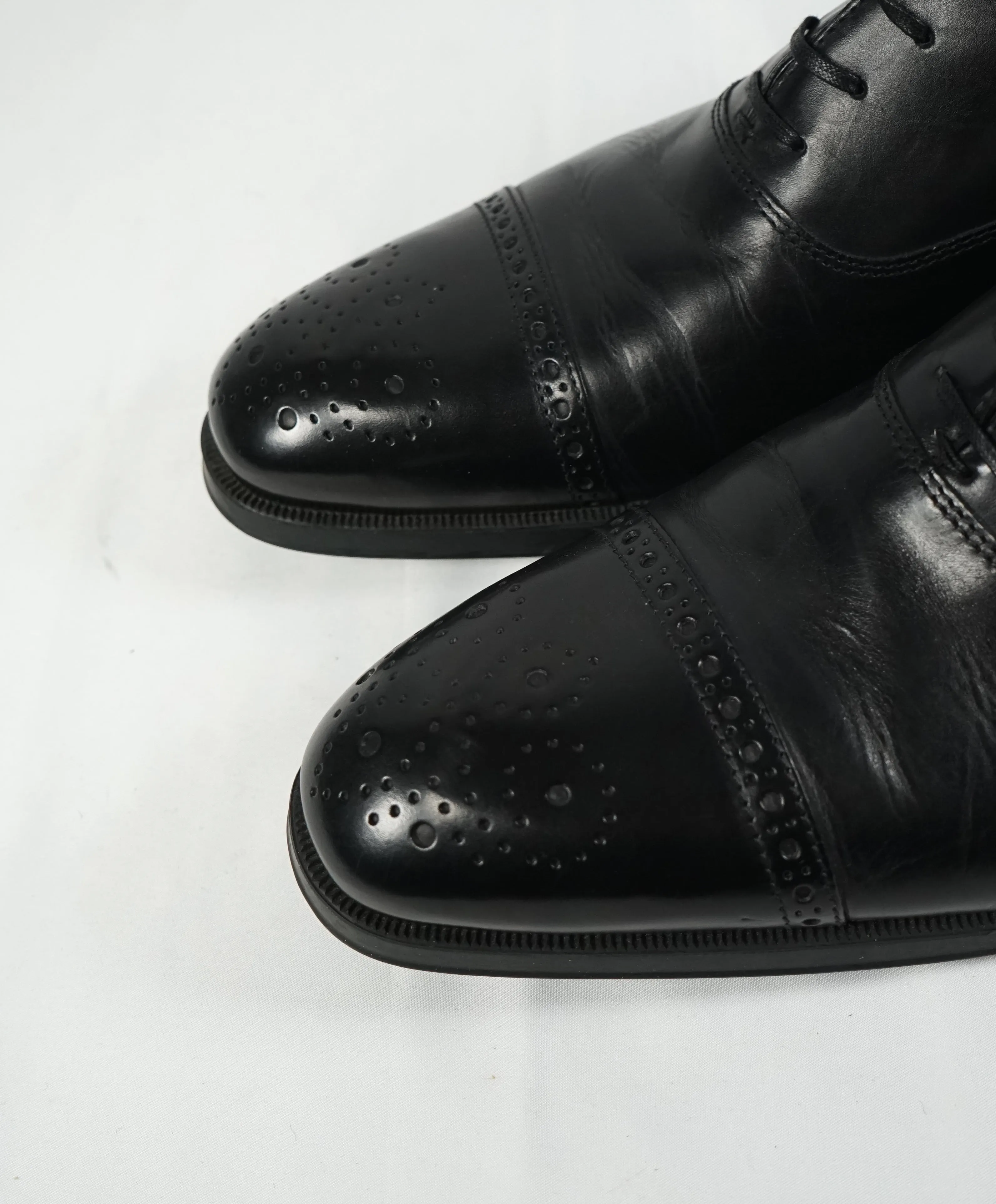 TO BOOT NEW YORK - “Justin” Black Brogue Cap-Toe Oxford - 10.5