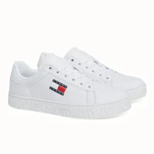 Tommy Hilfiger Jeans TJW Cool  Leather Sneaker Women EN0EN02531-WHT
